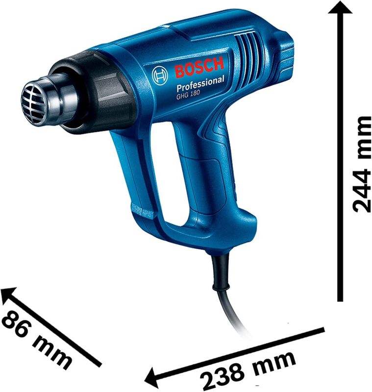 Pistola De Calor Bosch Ghg180 1600w Profesional... image number null