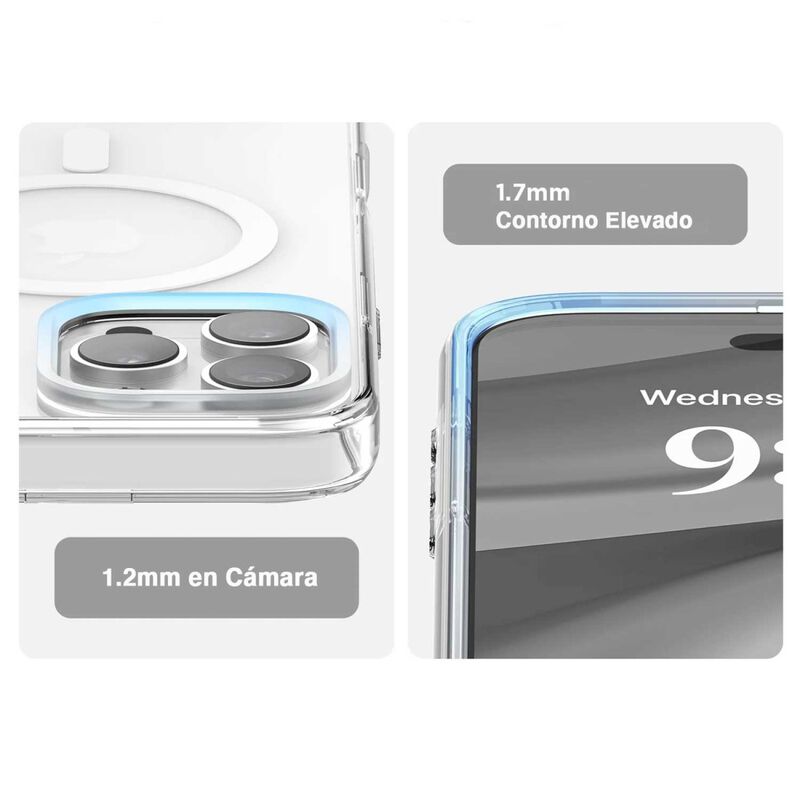 Funda Xfitted Crystal Hybrid Mag Para Iphone 16... image number null
