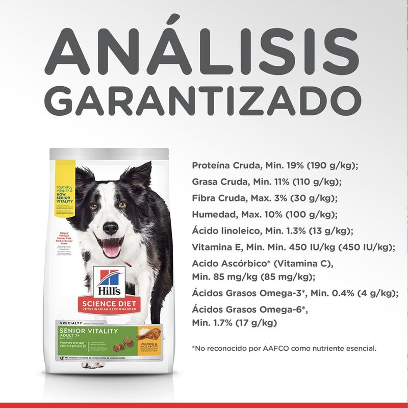 Hill's Canino Senior Vitality 5.7 Kg Original S... image number null