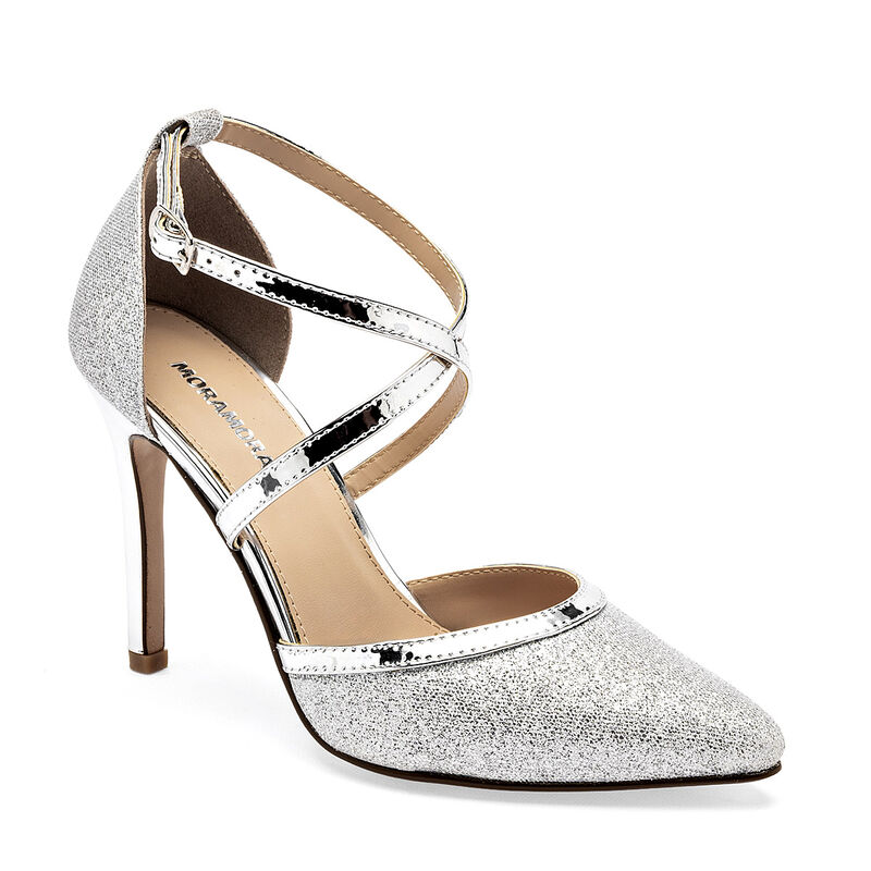 Moramora zapatilla para mujer plata cod 140731-... image number null