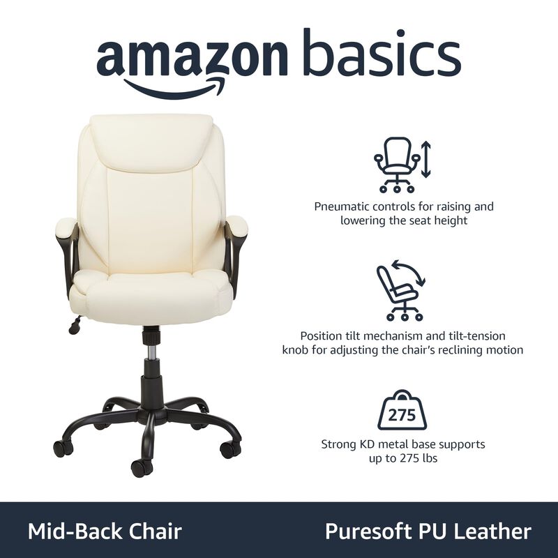 Silla De Oficina Amazonbasics Classic Puresoft ... image number null