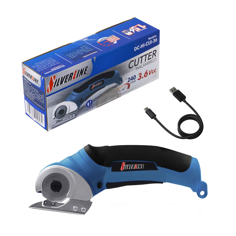 Cútter Inalámbrico Silverline Color Azul image number null