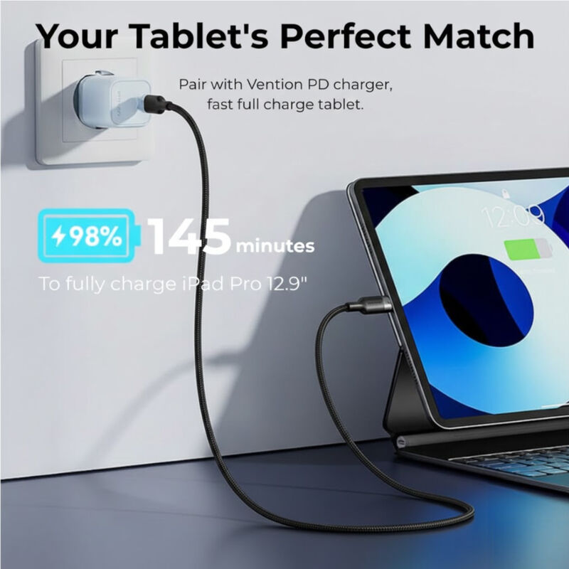 Cable para IPhone USB-C a Lightning VENTION 1M ... image number null