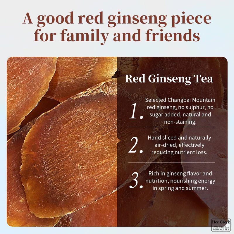 Rebanadas De Ginseng Rojo Hee Creek 160 g, 6 A&ntilde;... image number null