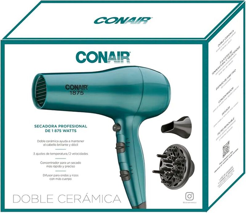 Secadora De Cabello Profesional Doble Cer&aacute;mica ... image number null