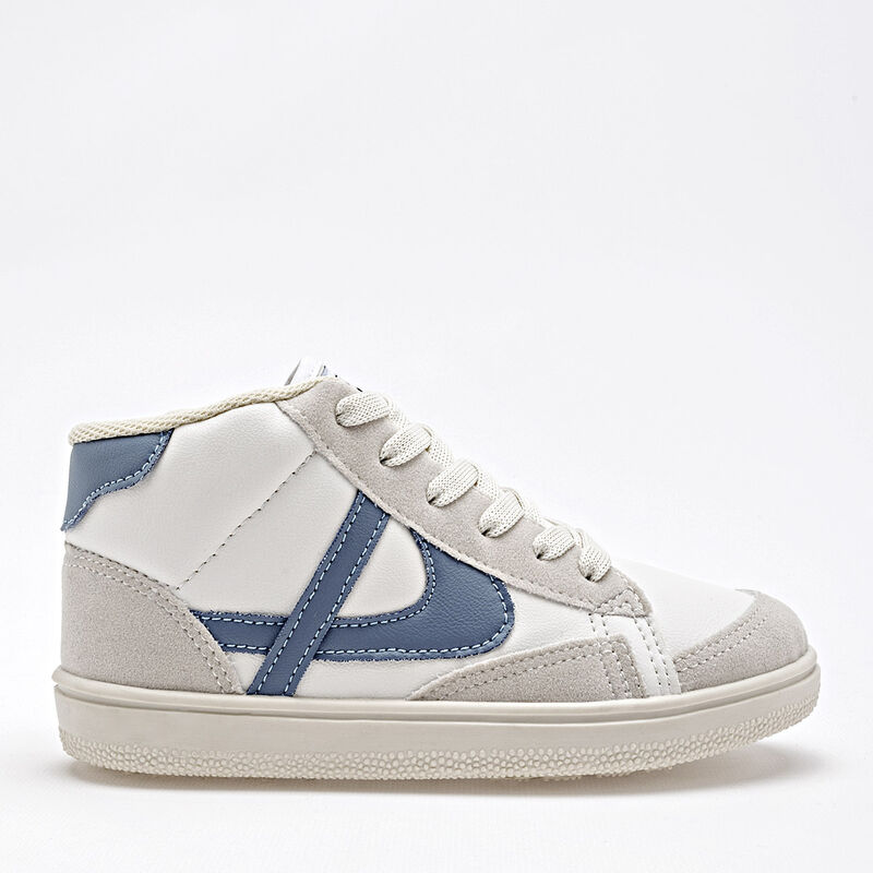 Panam Tenis Para Ni&ntilde;o Beige Azul Cod 133417-d image number null