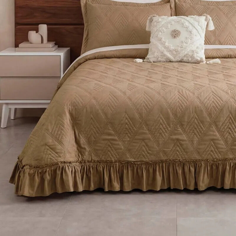 Colcha Neo Caramel Matrimonial Sin Funda Concor... image number null