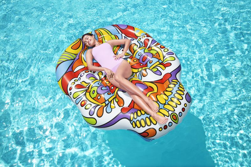Cama inflable adulto calavera 1 mod 1.93m x 1.4... image number null
