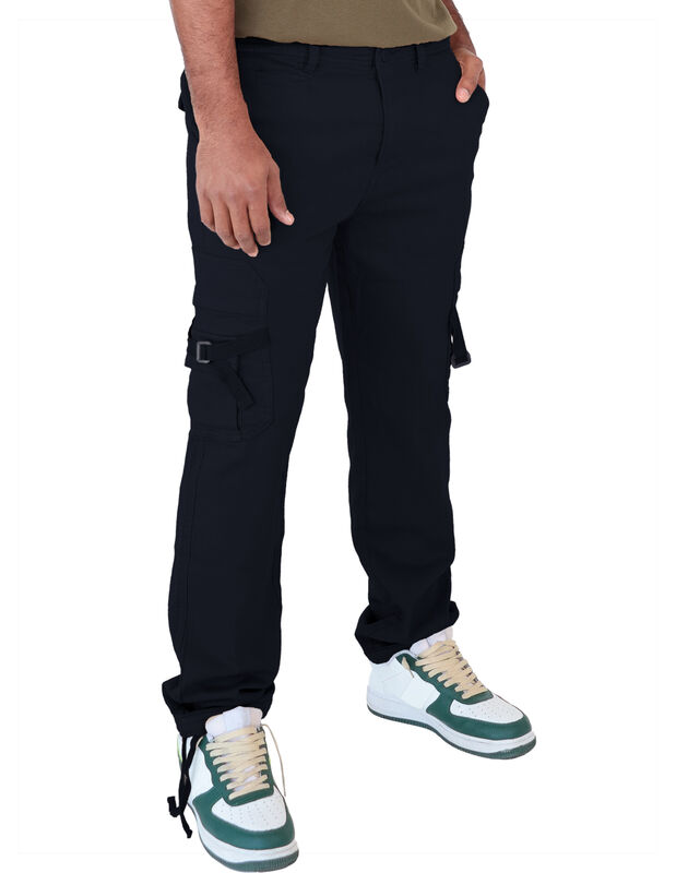 Pantalón Caballero Tipo Cargo Negro Roosevelt C... image number null