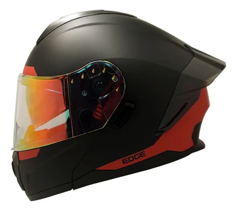 CASCO PARA MOTO NEGRO ABATIBLE EDGE DOT/ECE image number null