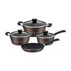 Bater&iacute;a De Cocina Tramontina 20499/616 Sic&iacute;ly  4 Piezas Avellana