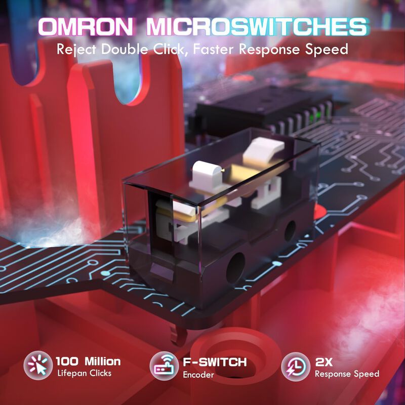 Rat&oacute;n Gaming Attack Shark X1 Inal&aacute;mbrico 40000 ... image number null