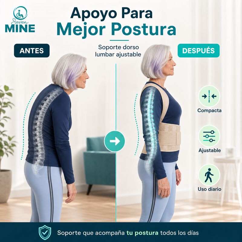 Soporte Dorso Lumbar Reforzada Premium | Faja O... image number null