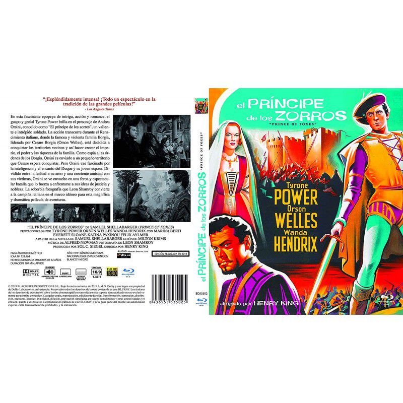El Pr&iacute;ncipe De Los Zorros [blu-ray] (1949) Prin... image number null