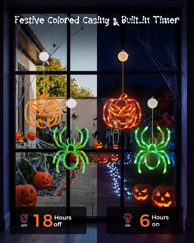 Guirnalda De Luces Minetom Halloween 3 Unidades... image number null