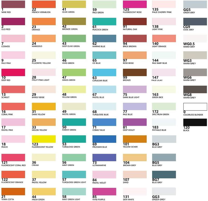 Marcadores De Alcohol Arrtx Alp De 80 Colores C... image number null