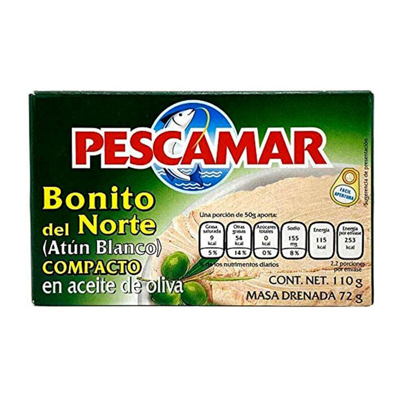 At&uacute;n Bonito del Norte Pescamar - 110 grs image number null