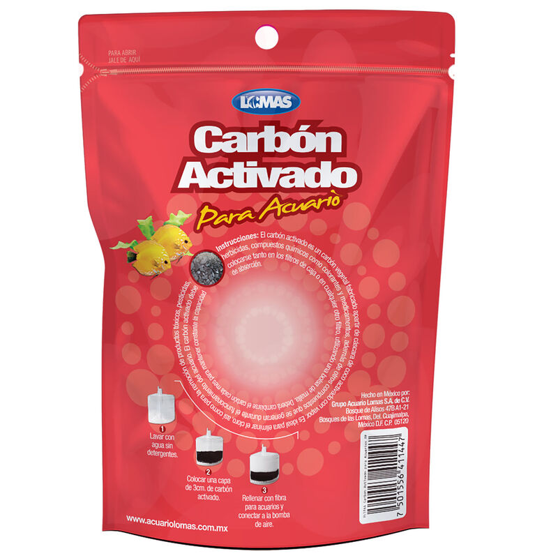 Lomas Carbón Activado de Cácara de Coco para Pe... image number null