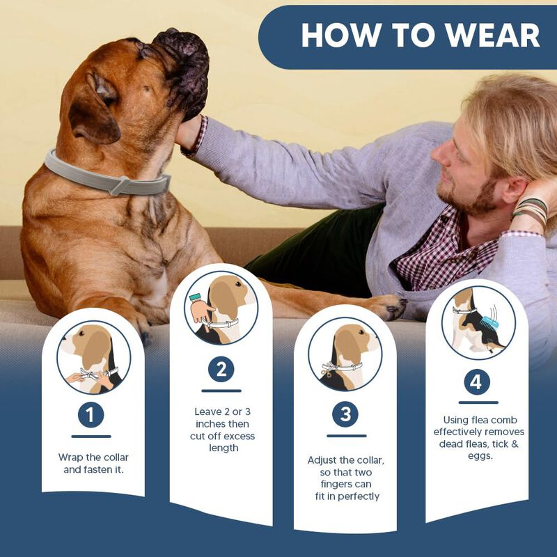 Collar Antipulgas Udyoude 8 Meses De Protecci&oacute;n... image number null