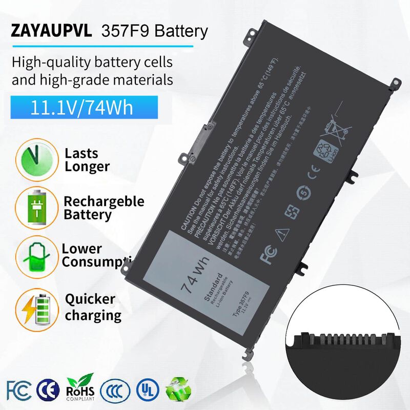 Bater&iacute;a Zayaupvl 357f9 74wh 11.1v Para Dell Ins... image number null