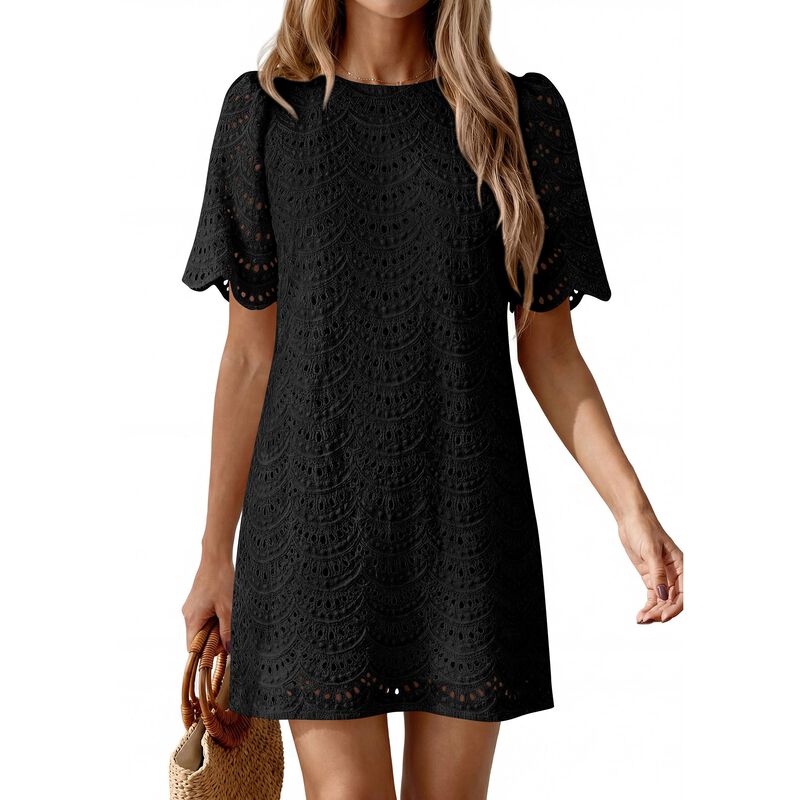 Vestido Corto Prettygarden de Encaje - Talla L image number null