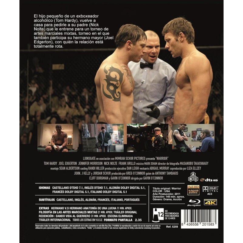 Warrior [blu-ray] (2011) image number null