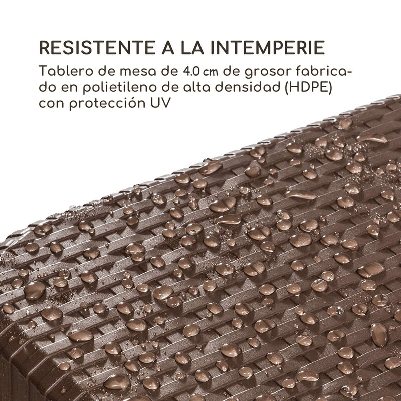 Tablón Plegable De Plástico 1.80 Metros Rattan ... image number null