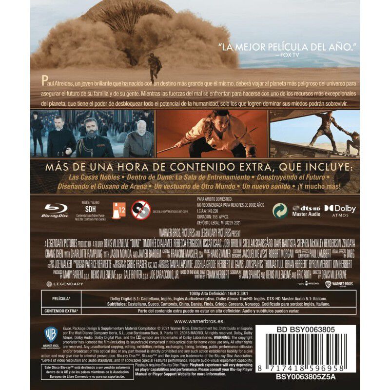 Dune (2021) [blu-ray] image number null
