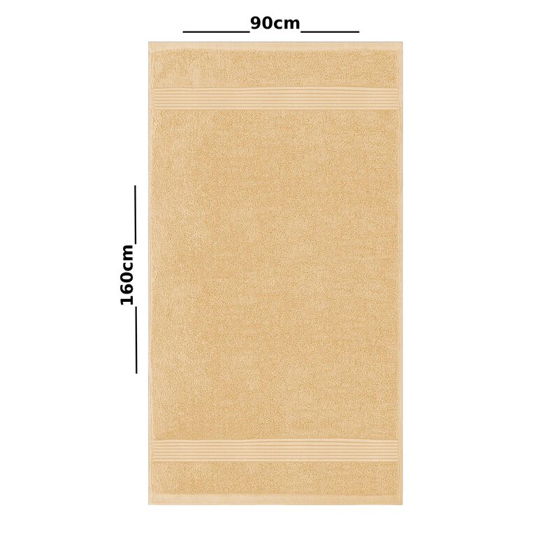 Toalla Segovia ba&ntilde;o 90cm x 160cm beige image number null