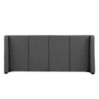 Cabecera King Size Dicasa Milan Gris Carb&oacute;n