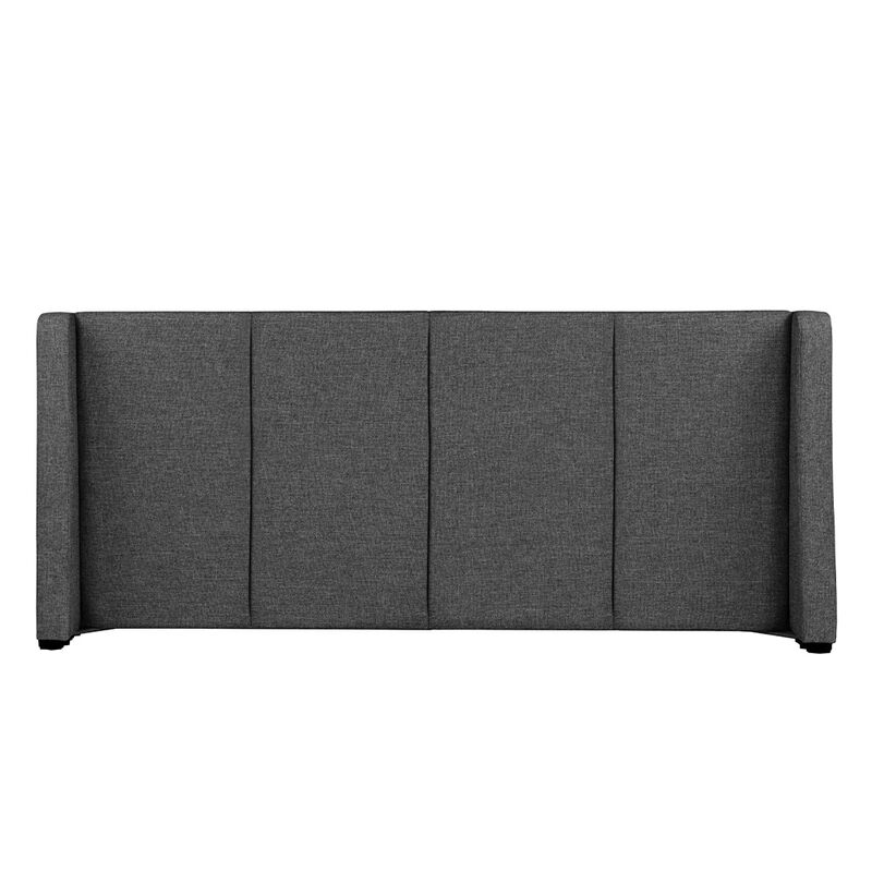 Cabecera King Size Dicasa Milan Gris Carb&oacute;n image number null