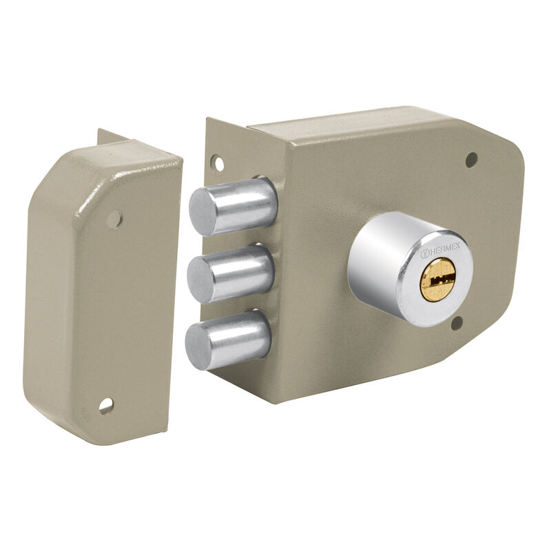 Cerradura de Sobreponer 3 Barras Instala-Fácil ... image number null