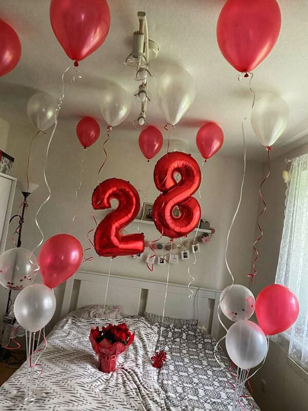Globo Argthjy 40 pulgadas Rojo &ndash; Decoraci&oacute;n Par... image number null