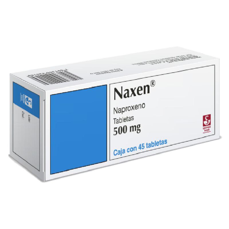Naxen 500mg 45 tabletas 500mg caja con 45 table... image number null