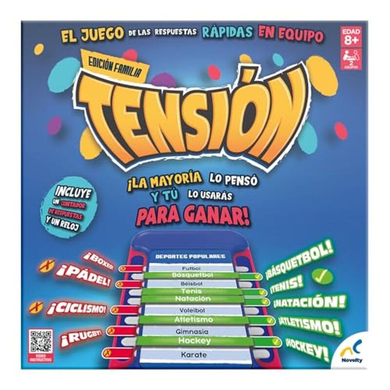 Juego De Mesa Tensi&oacute;n Novelty. Edici&oacute;n Familia image number null