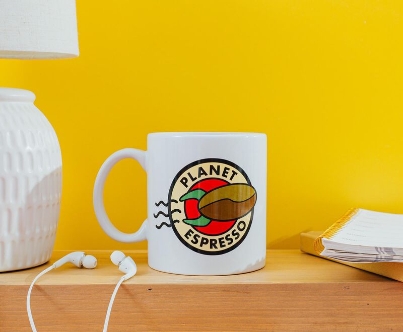 Taza De Caf&eacute; Silver Buffalo Futurama Planet Esp... image number null