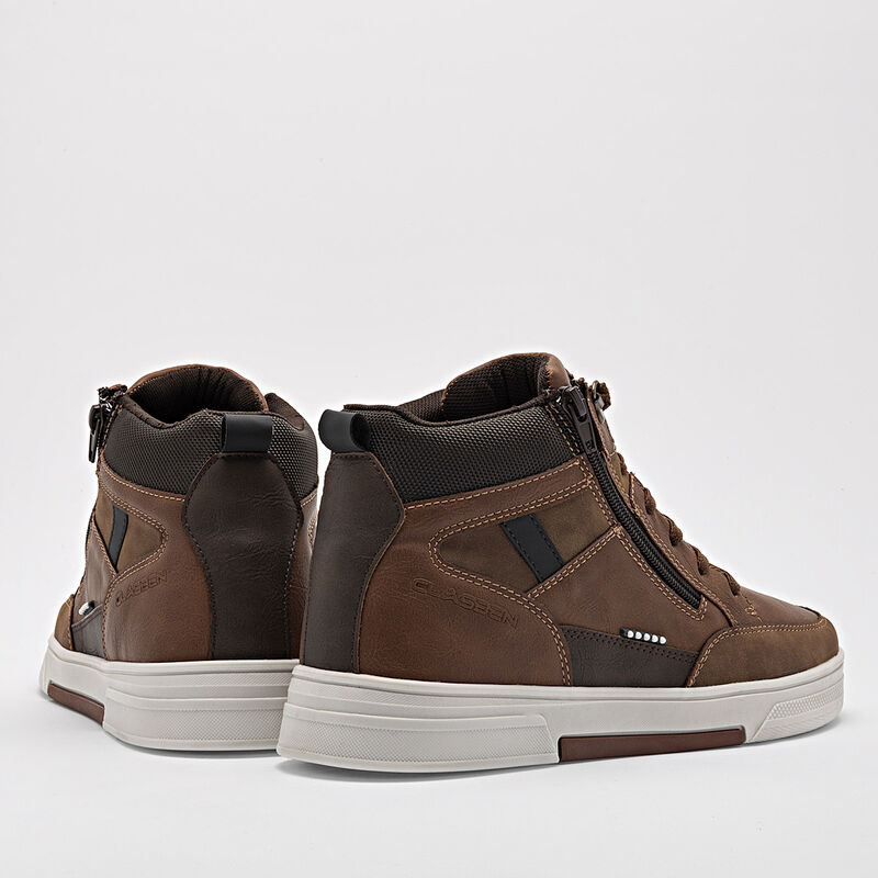 Clasben Tenis urbano para hombre camel caf&eacute; image number null