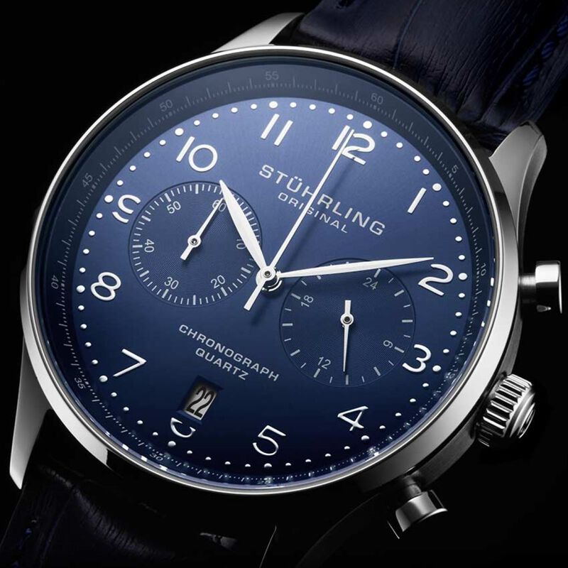 Reloj Stuhrling para hombre 4012.3 cronógrafo42... image number null