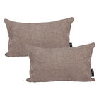 Cojin Decorativo Rogga Delta Set De 2 Caf&eacute;