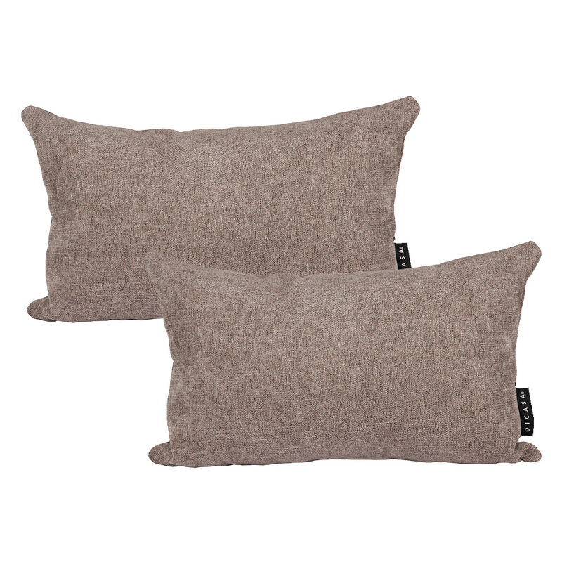Cojin Decorativo Rogga Delta Set De 2 Caf&eacute; image number null