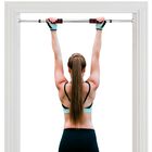 Barra de Dominadas Rojo para Marco de Puerta Bluelander