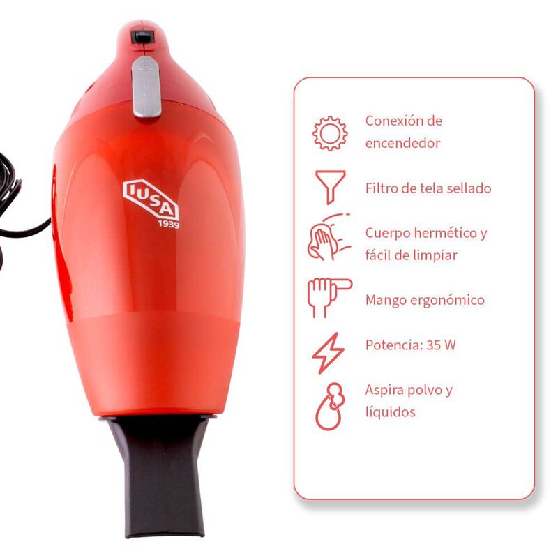 Aspiradora Manual Iusa Para Auto image number null