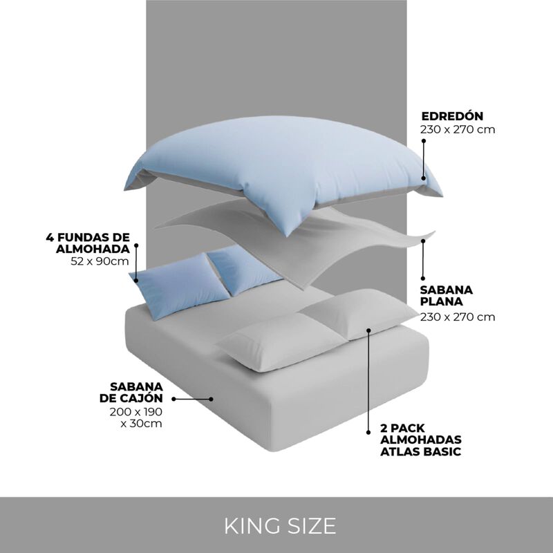 Set de Cama completo Bed in Box Reversible  Bic... image number null