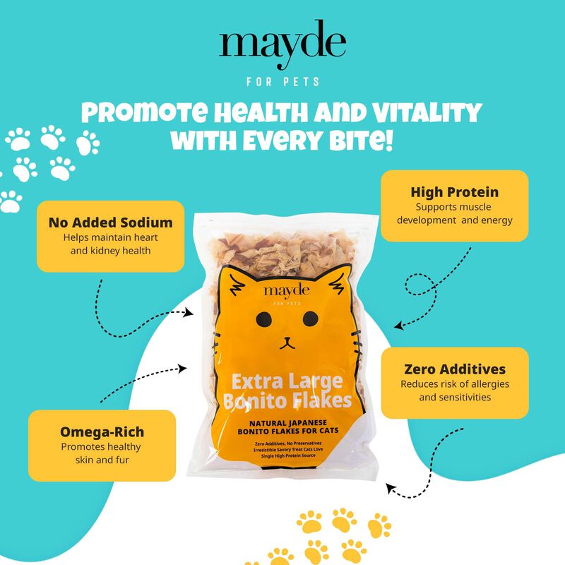 Treats Mayde Bonito Flakes Para Perros Y Gatos,... image number null