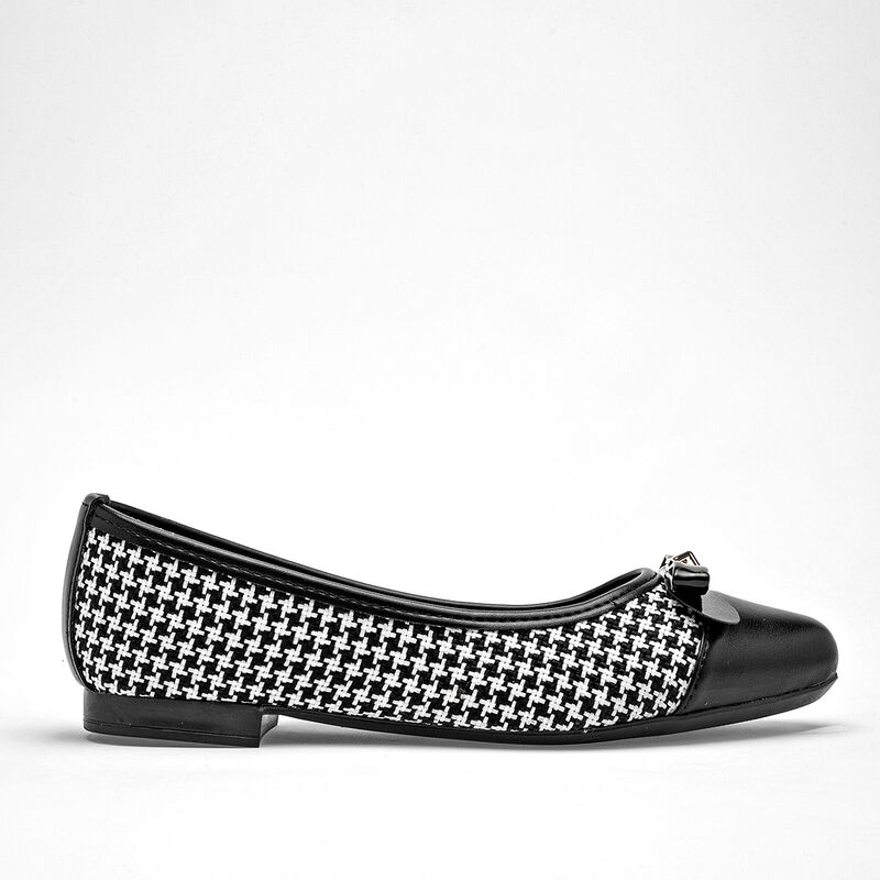 Tristanni shoes Balerina para mujer negro blanc... image number null