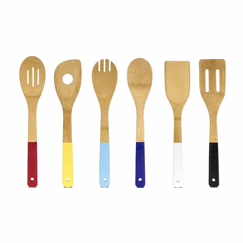 Juego de 6 Utensilios de Bamb&uacute; image number null