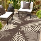 Alfombra Exterior Sarben 183 cm x 274 cm Impermeable Beige