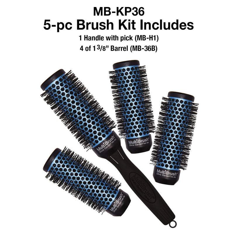Kit De Cepillos De Pelo Olivia Garden Multibrus... image number null