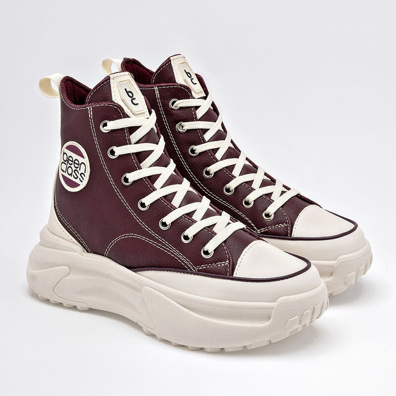 Been Class Tenis urbano para mujer vino image number null