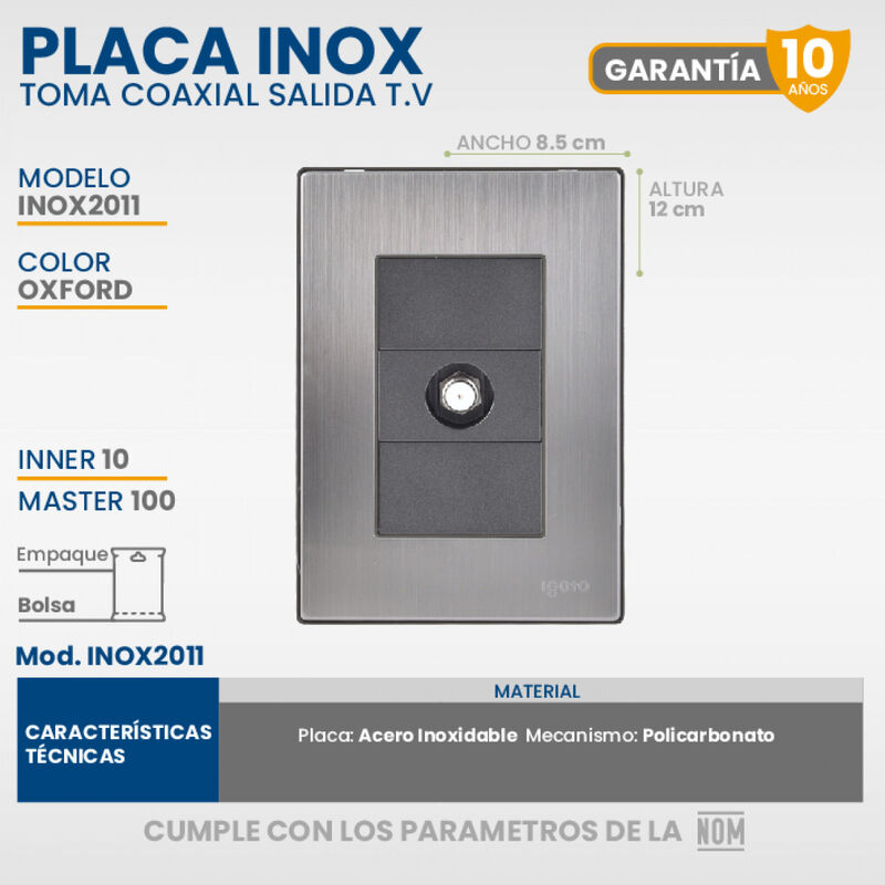 Paquete 5 piezas Placa Armada Con Mecanismo Tom... image number null